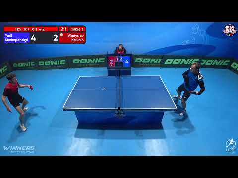 02:30 Yurii Shchepanskyi 3 - 1 Vladyslav Kaluhin West 5 WIN CUP 23.11.2022 | TABLE TENNIS WINCUP