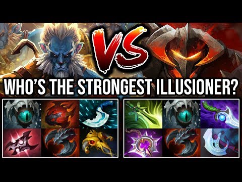 Who has the Strongest illusions Between Max Slotted PL Vs Raid Boss CK Hard Carry Battle - DotA 2