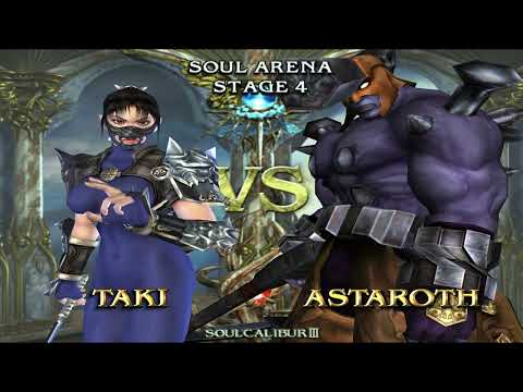 Soulcalibur III in 4K (Soul Arena with Taki)