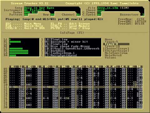 Skaven / Future Crew - Deep in her Eyes (1994) tracker music @ Gravis Ultrasound