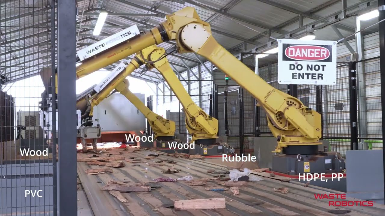 Robots Sorting Construction Demolition Waste with Incredible Skills