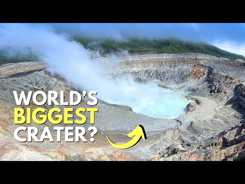 World's LARGEST Volcanic Crater? || Exploring POÁS VOLCANO in COSTA RICA