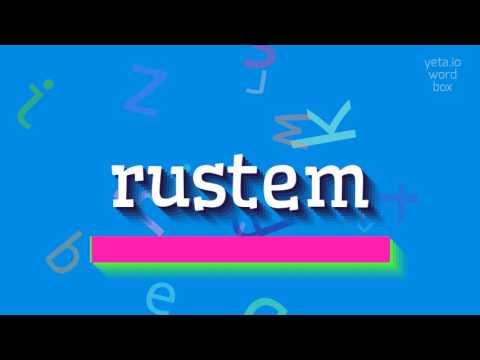 How to say "rustem"! (High Quality Voices)