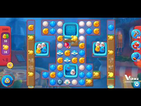 Fishdom. 5068 hard level no boosters and diamonds