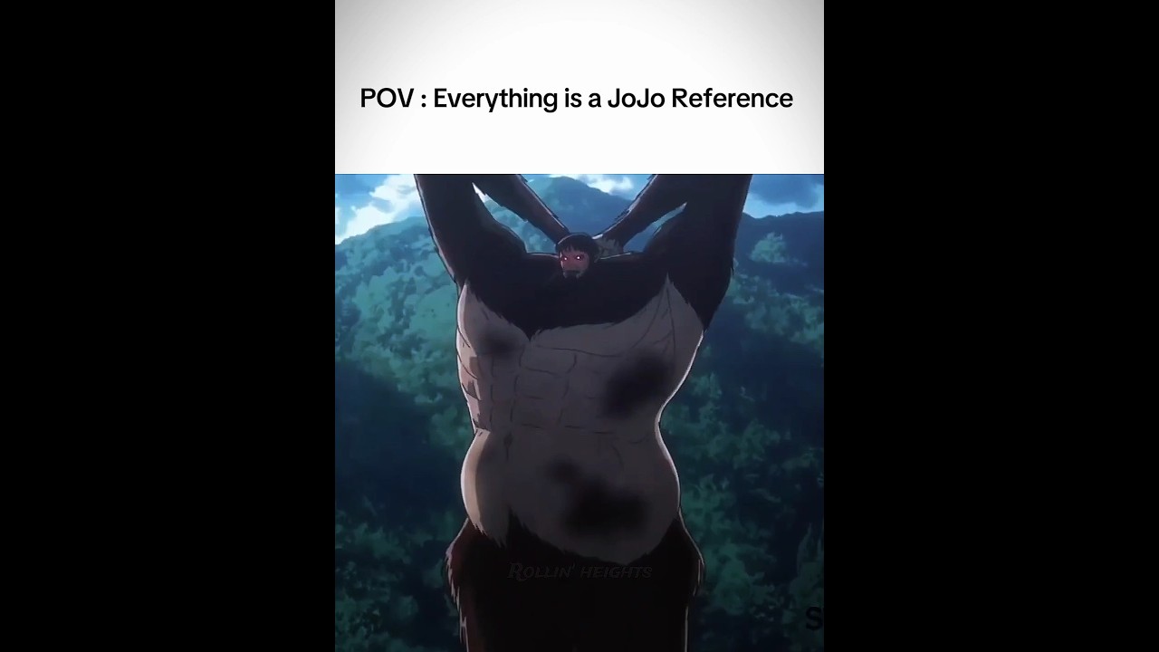 Zeke was just a JoJo Reference 🤯 | #trending #pov #anime #reference