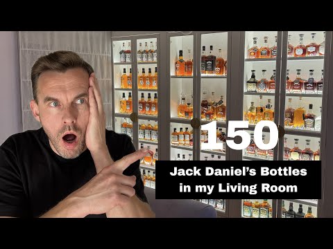 Die ultimative Jack Daniel’s Whiskey-Sammlung in meinem Wohnzimmer!