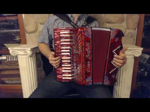 DINOSTUIIRDP - Red Diablo Dino Baffetti Studio II Piano Accordion LMM 34 72 $5999