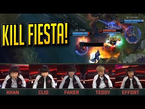 SKT vs Sandbox Highlights with Voice Comms (Translated) -  LCK Summer 2019 Playoffs