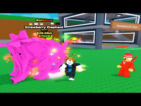 Sammy Let Us Trait Farm a Strawberry Elephant