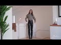 Shaking The Body With Leather Pants