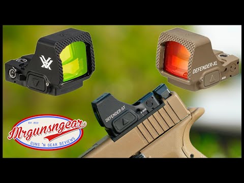 Vortex Defender XL & Defender ST Red & Green Dot Test & Review