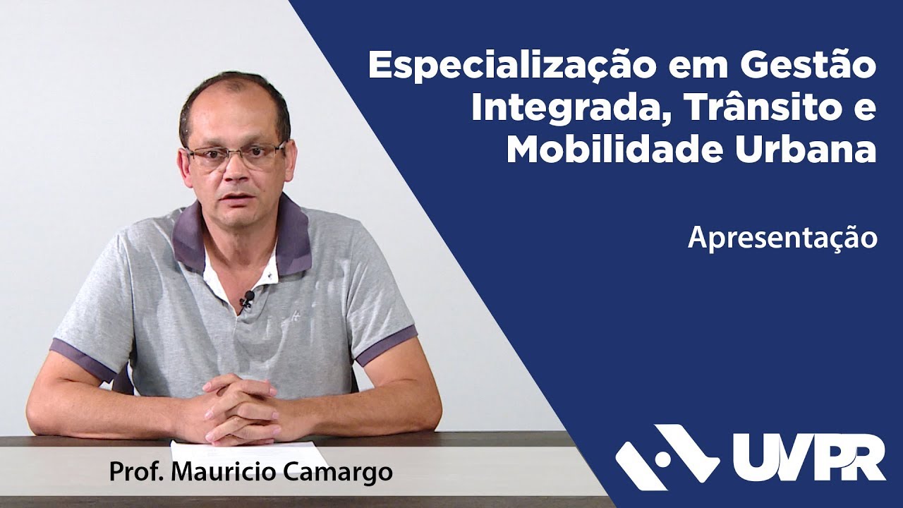[DETRAN] Especialização em Gestão Integrada, Trânsito e Mobilidade Urbana
