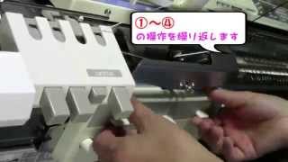 ブラザー機でのダブルフェイス編み