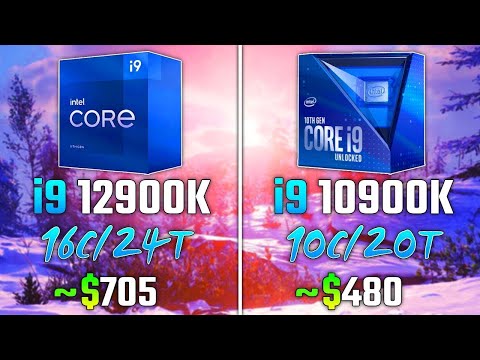 NTEL i9-12900K vs i9-10900K | Test in 5 Games | 1440p