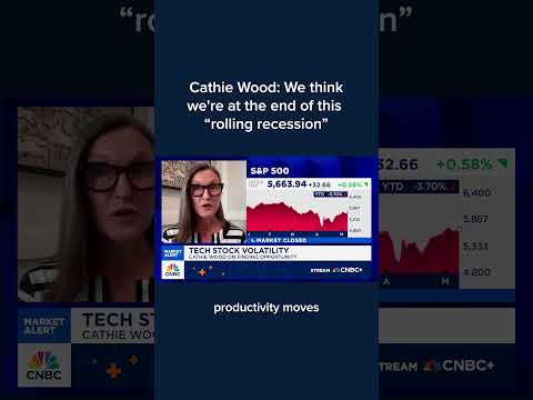 Cathie Wood: We think we're at the end of this 'rolling recession'