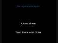 Rise Against - Hero of War karaoke 