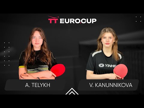 12:25 Anastasiia Telykh - Vasylysa Kanunnikova 11.02.2024 TT Euro.Cup Women Ukraine Master. TABLE 3