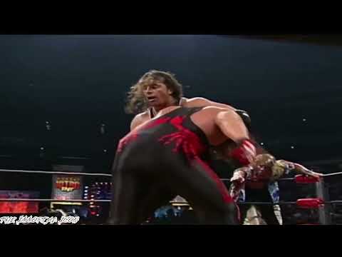 Sting and The Ultimate Warrior vs Bret Hart and Hollywood Hulk Hogan