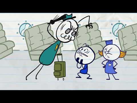 Funny Cartoon Animation - Doggie Baggage - Pencilmation