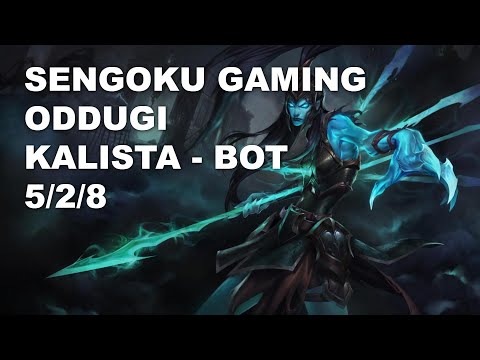 Sengoku Gaming OdduGi Bot Kalista vs Shen - KR Grandmaster Patch 10.8