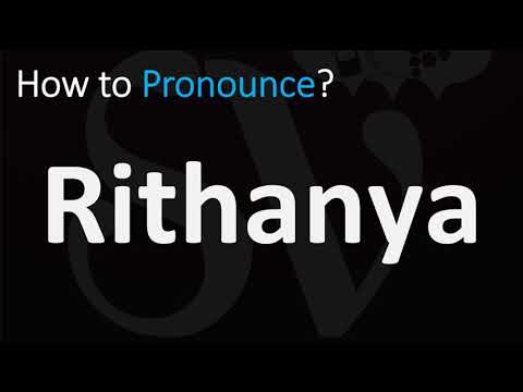 How to Pronounce Rithanya? (CORRECTLY)