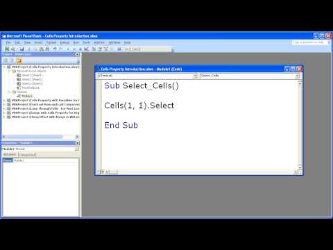Excel Macro VBA Tip 13 - Select cells with the Cells Property in Excel Macros