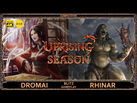 Gambler's Rules! Dromai vs Rhinar. Blitz decks - Flesh and Blood TCG