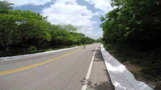 preview picture of video 'Longboard: muna tour,  dowhill and freerider mérida yucatán'
