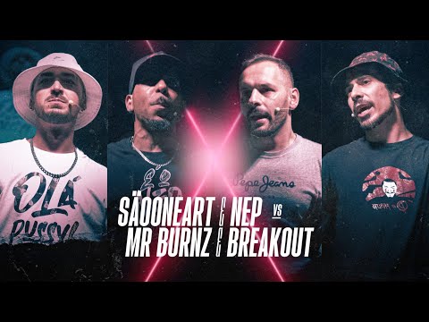 SÄOONEART e NEP VS MR BURNZ e BREAK0UT | LIGA KNOCK OUT