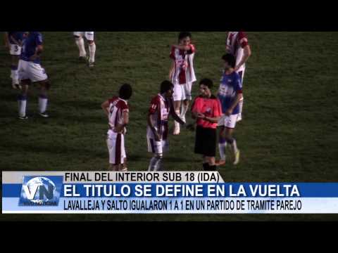 Sub 18: Lavalleja 1 - Salto 1 (Final del Interior Ida)