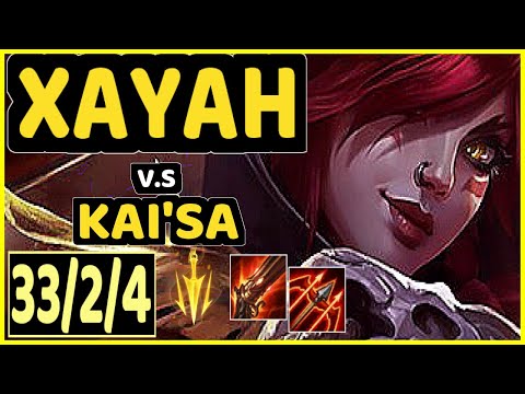 BRTT (XAYAH) vs KAI'SA - PENTAKILL 33/2/4 KDA BOTTOM ADC GAMEPLAY - BR Ranked GRANDMASTER