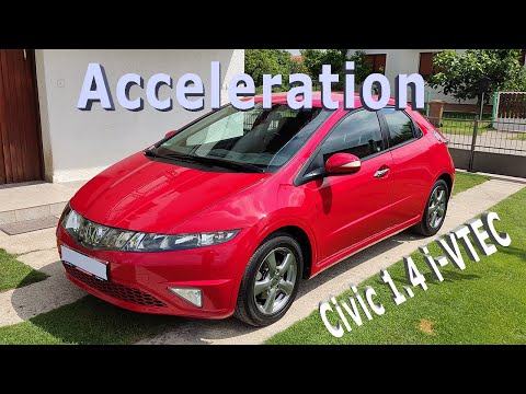 0-100km/h Acceleration || Honda Civic 1.4 i-VTEC 100HP. Is it fast??
