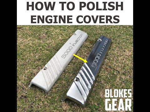 How to Polish Holden V8 Engine Covers (Alloy Metal Polishing)