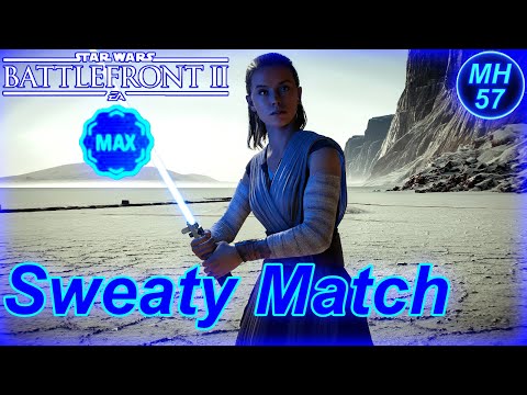Rey defends Crait against the First Order | Battlefront 2 HvsV
