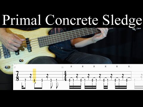 Primal Concrete Sledge (Pantera) - Bass Cover (With Tabs) by Leo Düzey