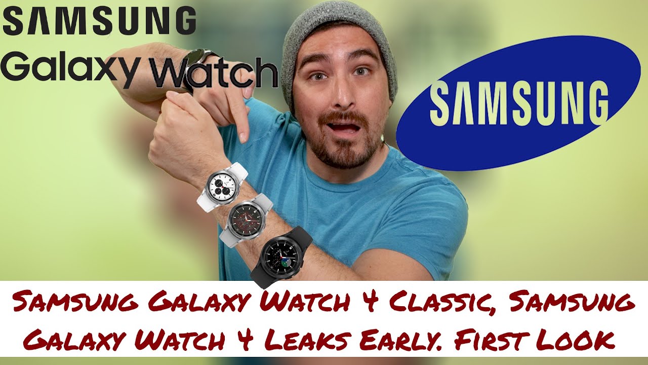 Samsung Galaxy Watch 4 Classic And Samsung Galaxy Watch 4 Leaks Early. First Look