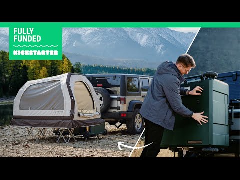 Now on Kickstarter: The World's First Hitch-Type Air Tent
