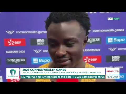 Commonwealth Games 2026: Azamati, Saminu Advance to 100m Semi-Finals