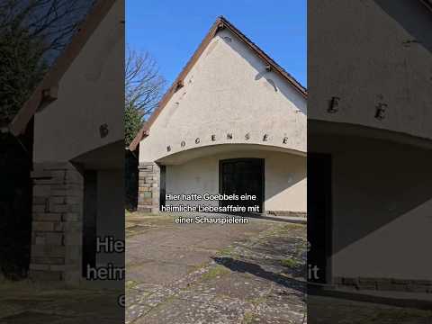 ⚠️ Die ehemalige Villa von Propagandaminister Joseph Goebbels! ⚠️