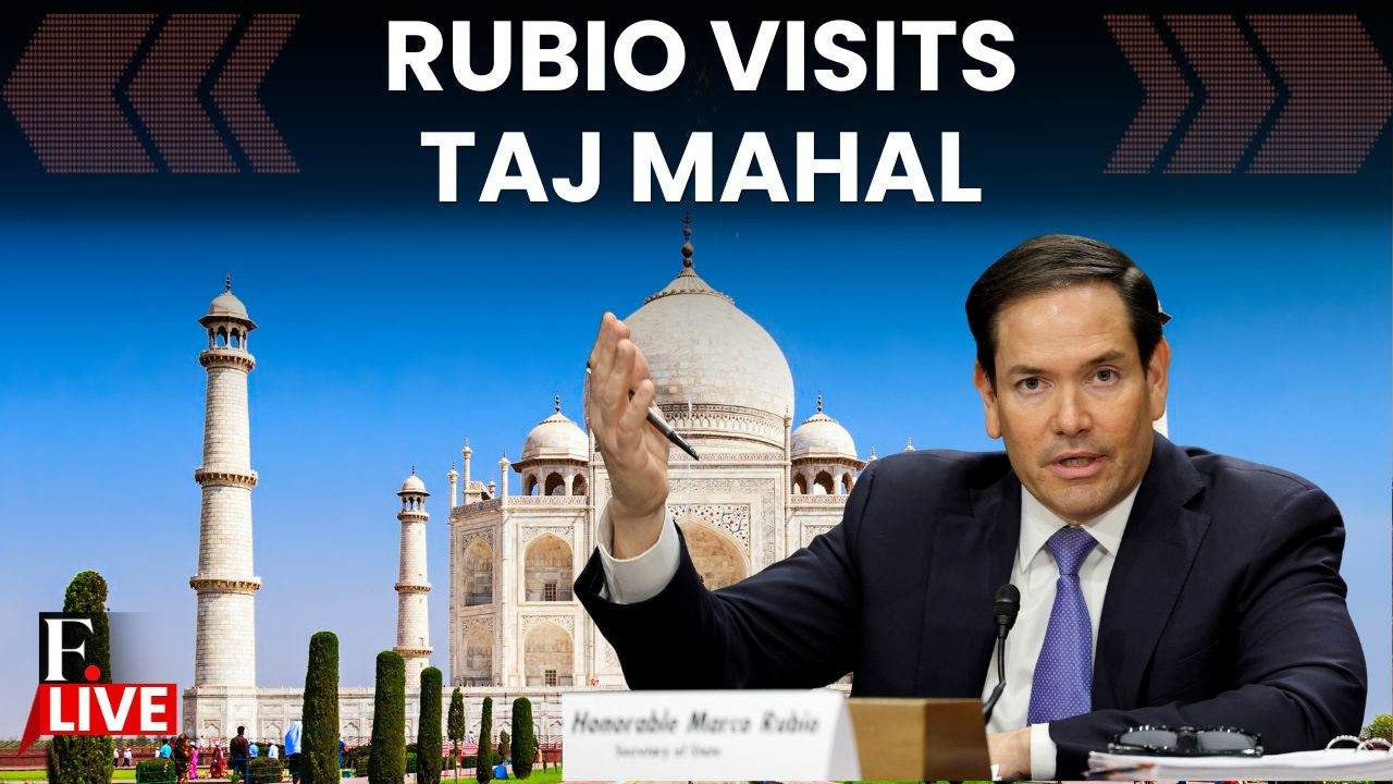 Marco Rubio in India LIVE: US Secretary of State Marco Rubio Visits Taj Mahal