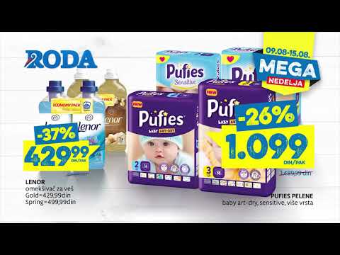 Roda | Mega nedelja 09.08 - 15.08.2019.