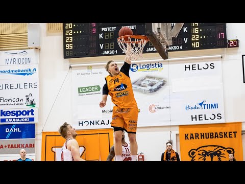 Karhubasket - Pyrintö 7.4.2021 4. välierä Highlights