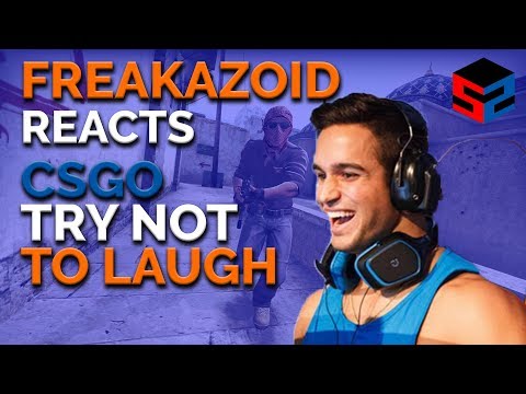 FREAKAZOID REACTION -  CSGO TRY NOT TO LAUGH
