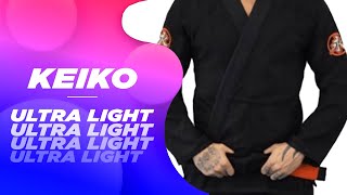 Kimono Jiu Jitsu Keiko Ultra Light Preto - MeuKimono.com.br