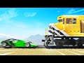 TRAIN vs. RAMP CAR… (GTA 5 Face To Face)