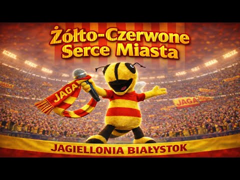 Żółto - Czerwone Serce Miasta 💛❤️ JAGIELLONIA BIAŁYSTOK!