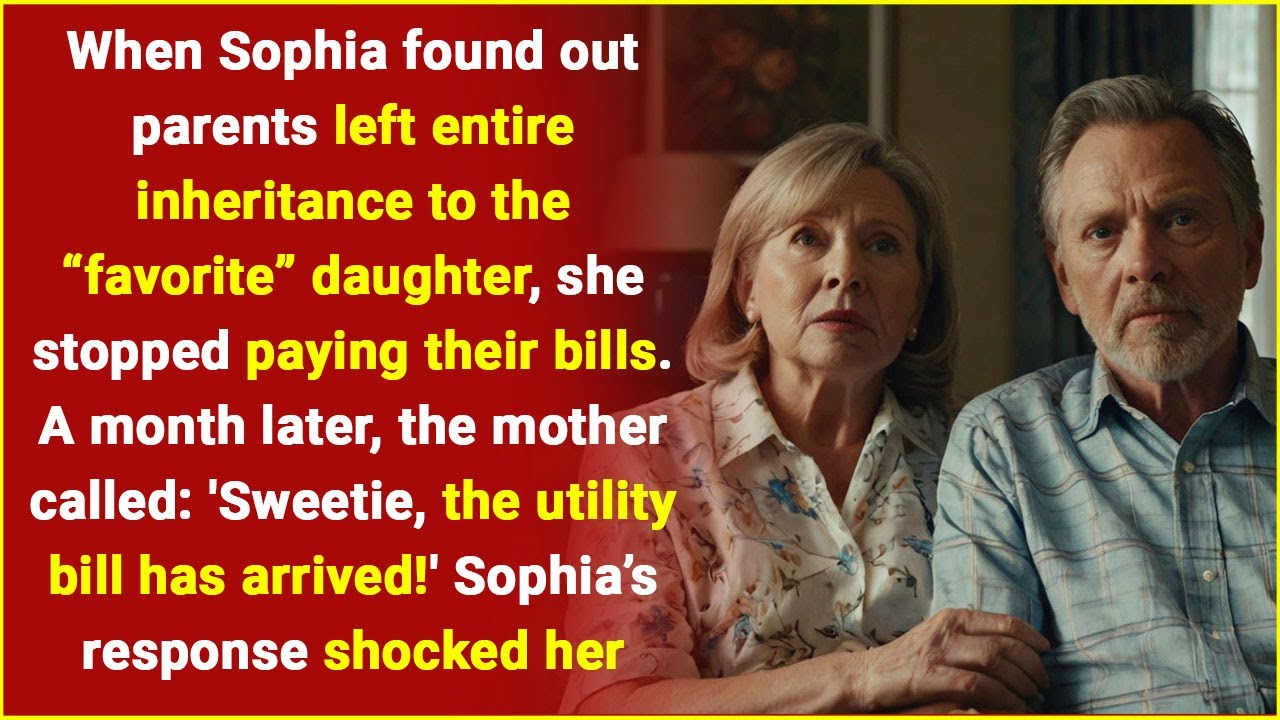 Parents left everything to my sister, and I stopped helping them. A month later, mom called, but