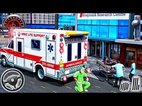 City Ambulance Rescue Fun Simulator - 911 Emergency Service Van Driver - Best Gameplay Walkthrough