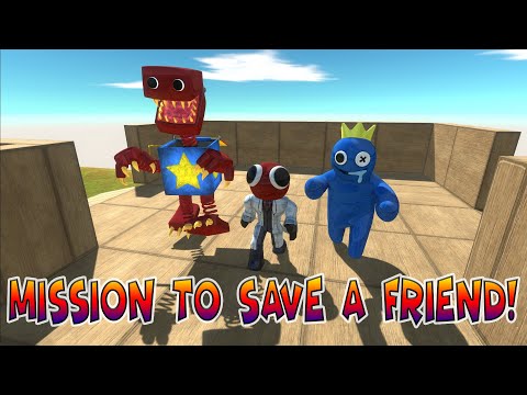 Team Boxy Boo saves a friend - Animal Revolt Battle Simulator