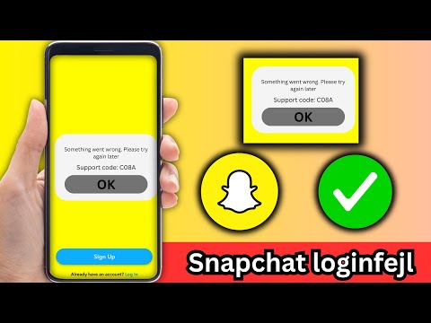 Sådan Løser Du Snapchat C08A Login-fejl: "Noget Gik Galt. Prøv Igen Senere" – 2025